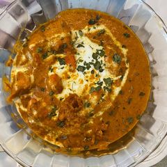 A picture of Punjabi butter chicken recipe.