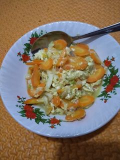 Foto resep Oseng Telur Wortel Kol