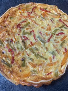 Una foto de Quiche de verduras