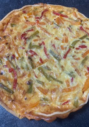 Una foto de Quiche de verduras