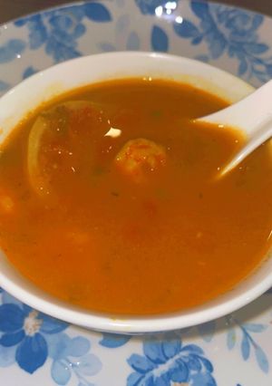 صورة لوصفة شوربة الروبيان (القريدس) 🍤🦐