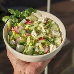 Quick Ceaser Salad A picture of Quick Ceaser Salad.