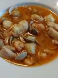 Sopa de pescado y marisco