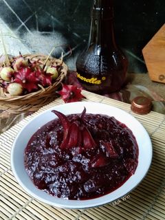 Foto resep Selai bunga Rosella // sirup
