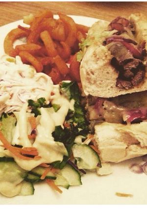 A picture of Peri peri steak baguettes.