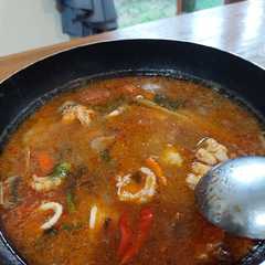 A picture of Tom yum gong chef Devina.