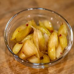 A picture of Sweet Marinated celery.