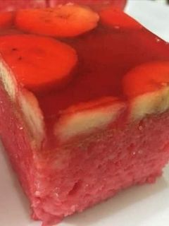 صورة لوصفة كيكة الجيلي 🥰