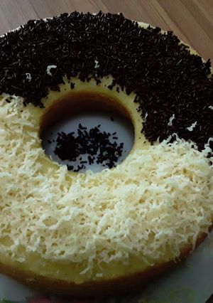 Foto resep Bolu tape panggang topping keju