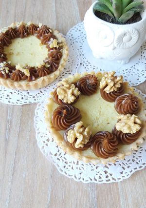 Una foto de Mini tartas de ricota y naranja