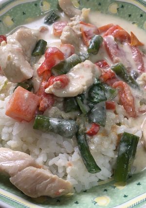 泰式綠咖喱雞 的食譜成品照片