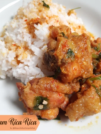 Cara Mudah Membikin Resep 71. Ayam Rica-Rica khas Manado yang Enak Banget Anti Ribet, Uenak Banget