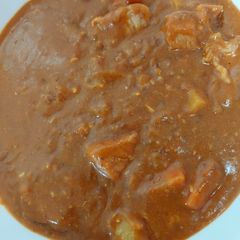 A picture of Cheesy Pork Caldereta.