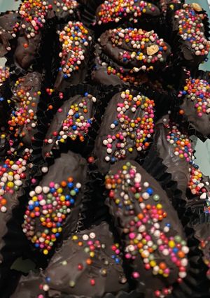 Foto resep Kuker kurma coklat isi kacang mete