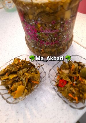 عکسی از دستور 🌺ترشی فلفل سبز تند