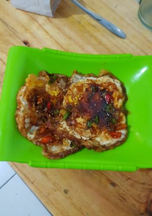 Foto resep Telur ceplok siram tumis kecap