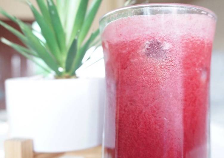 Cara Gampang Membuat Beetroot Juice Mix Fruits Anti Gagal