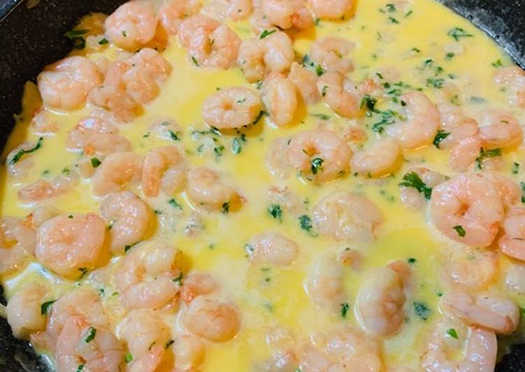 Cara Gampang Membuat Garlic Prawn. (Resep No.17) Anti Gagal