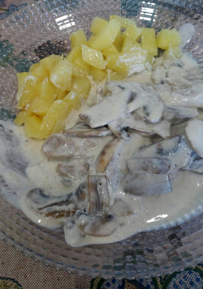 Una foto de Solomillo con champiñones