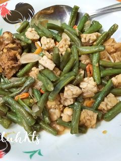 Foto resep Tumis Tempe Kacang Panjang