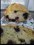 Budín de moras