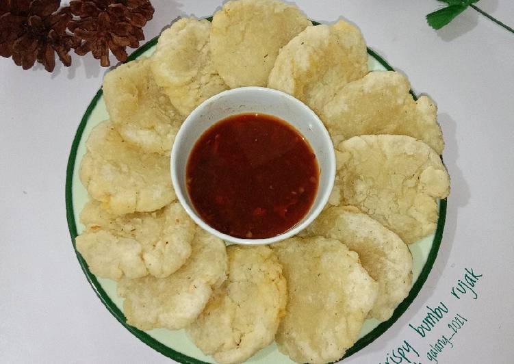 Resep Cireng crispy bumbu rujak, Bisa Manjain Lidah