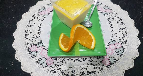 Cách làm Panna Cotta Yogurt &Amp Orange Jelly