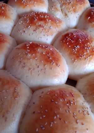 Una foto de Pan para hamburguesas