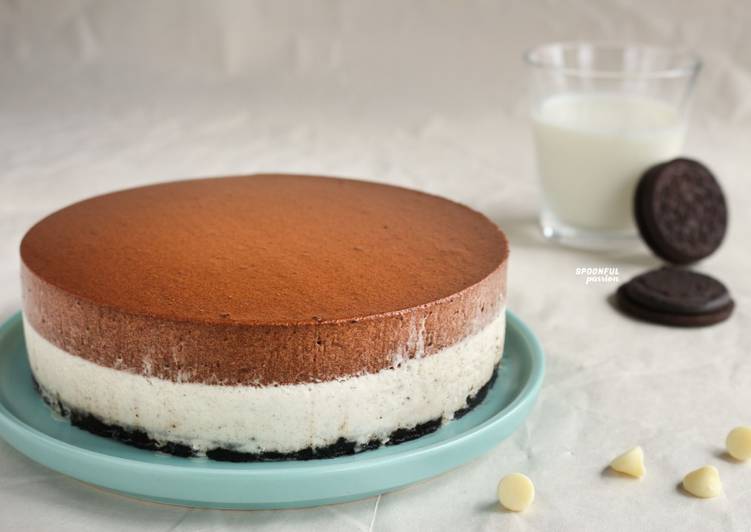 Recipe of Favorite Oreo Chocolate Mousse Cake [No-Bake]