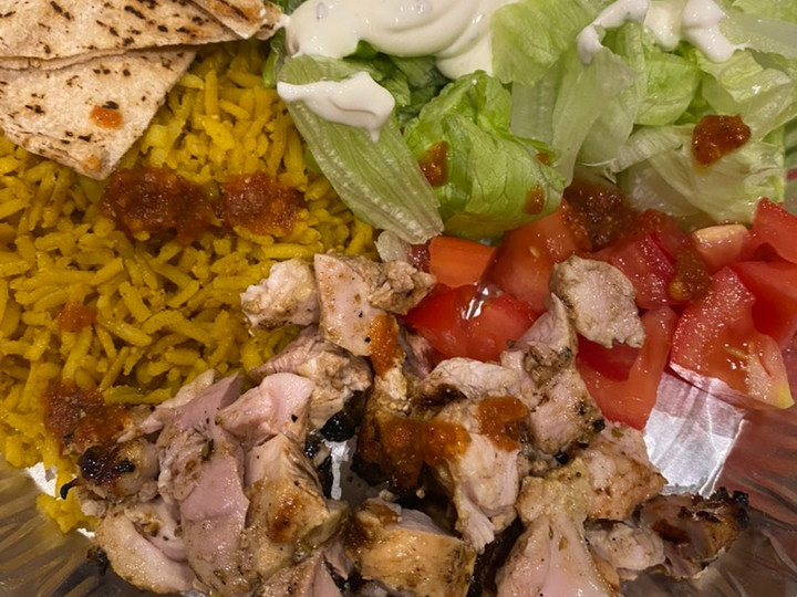 Resep Chicken over rice halal guys New York Anti Gagal