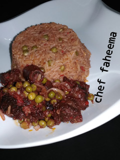 A picture of Jellof rice.