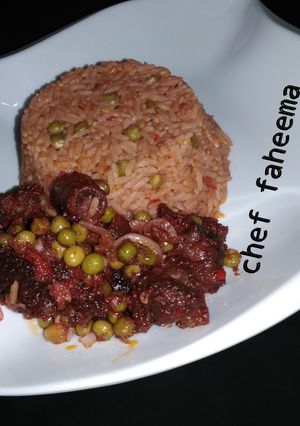 A picture of Jellof rice.
