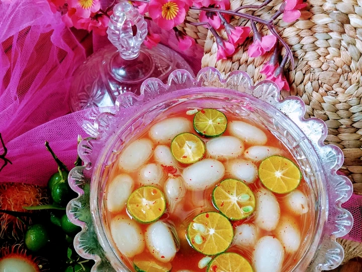 Easy Steps Make Recipes Asinan Rambutan the Delicious Can Pamper Your Tongue.
