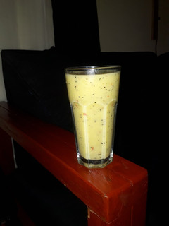 A picture of Passion apple banana smoothie.