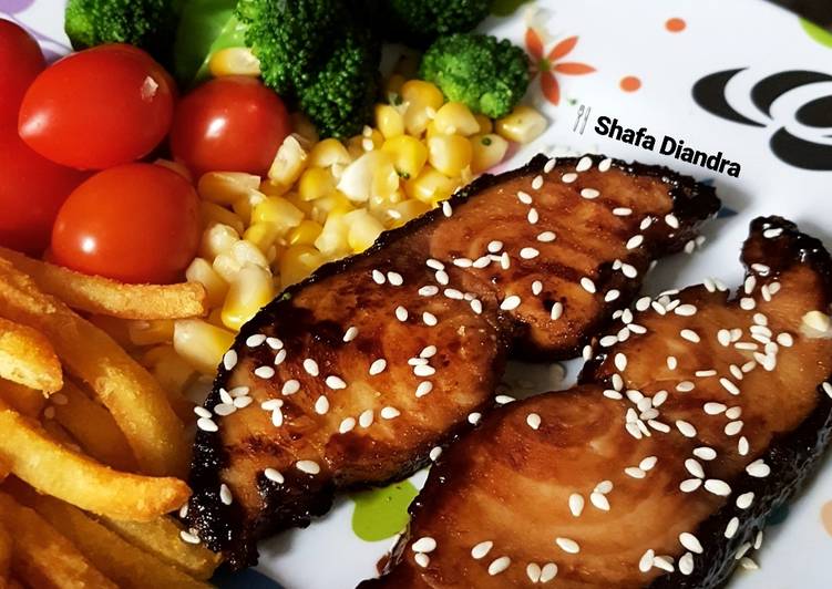 Cara buat Grilled Gindara Steak🇯🇵 yang nikmat Untuk Jualan