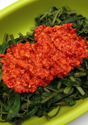Foto resep Plecing Kangkung Lombok