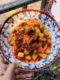 Kentang Usus Balado