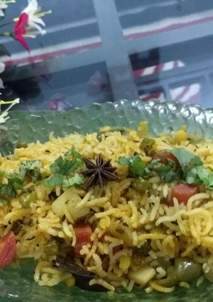 A picture of Flavourful biryani.