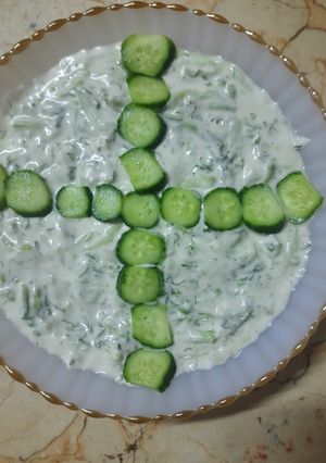 صورة لوصفة سلطه زبادي وخيار