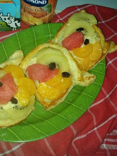 Foto resep Puff pastry with fruit