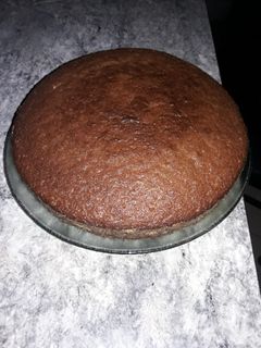 Una foto de Bizcochuelo de chocolate esponjoso