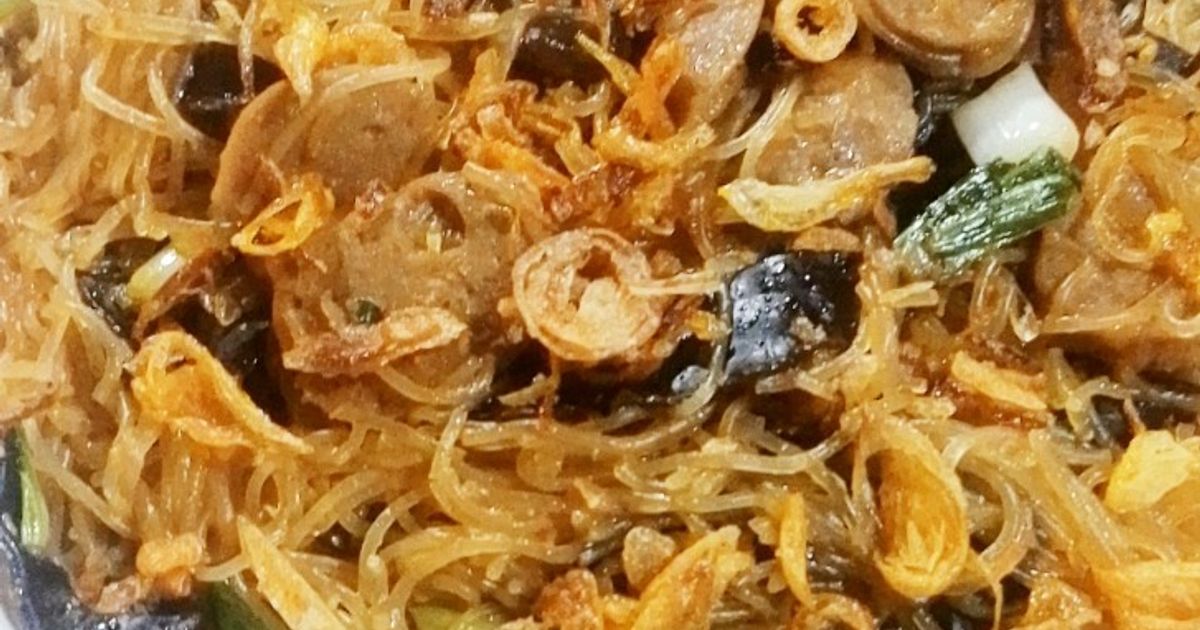 Resep Sederhana Bihun Goreng Jamur Kuping