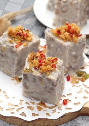 Foto resep Yam Cake / kue talas ebi