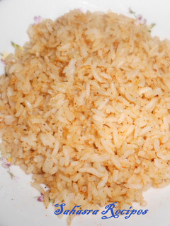 A picture of Mexican Rice.