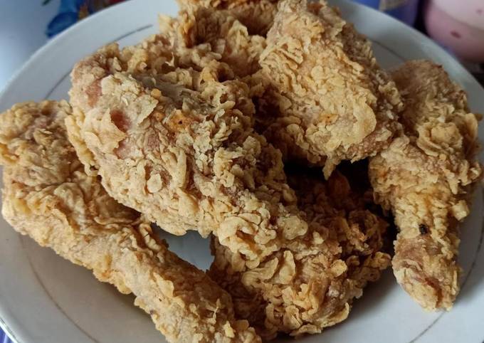 Ayam goreng crispy tahan hingga 12 jam dengan 3 ban saja