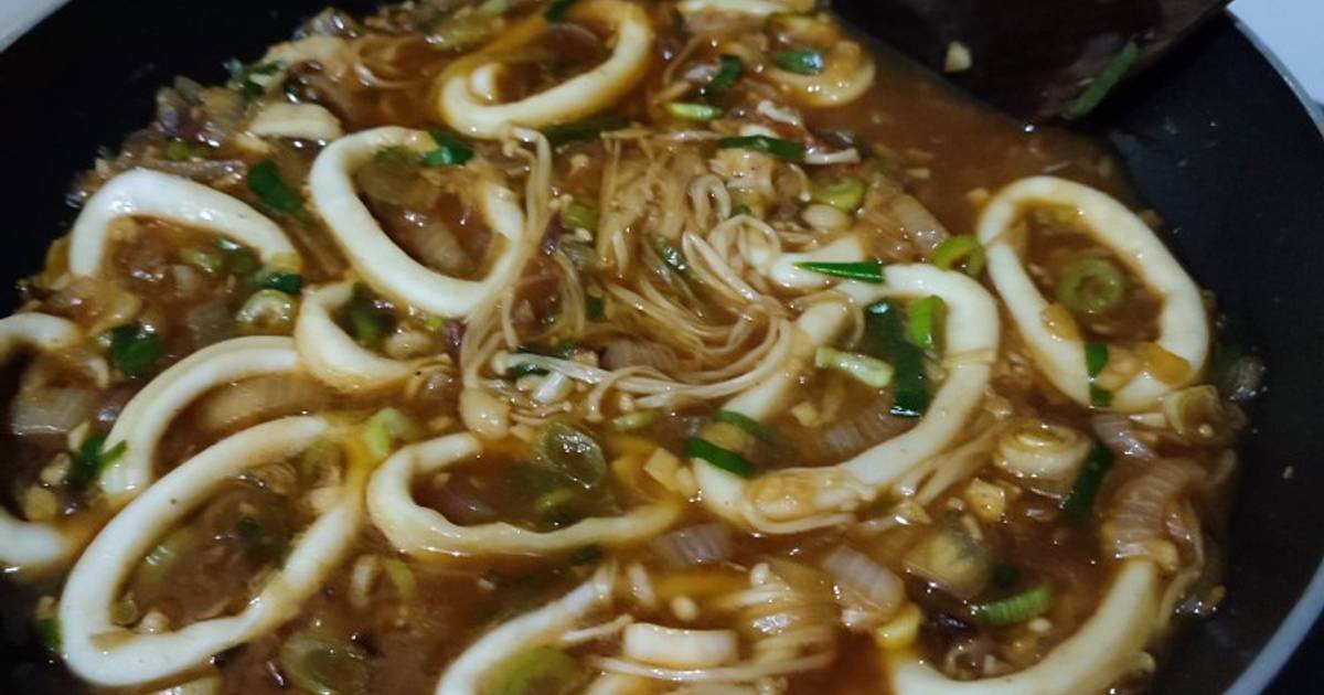 4 Resep Cumi Enoki Saus Tiram Enak Dan Mudah Cookpad