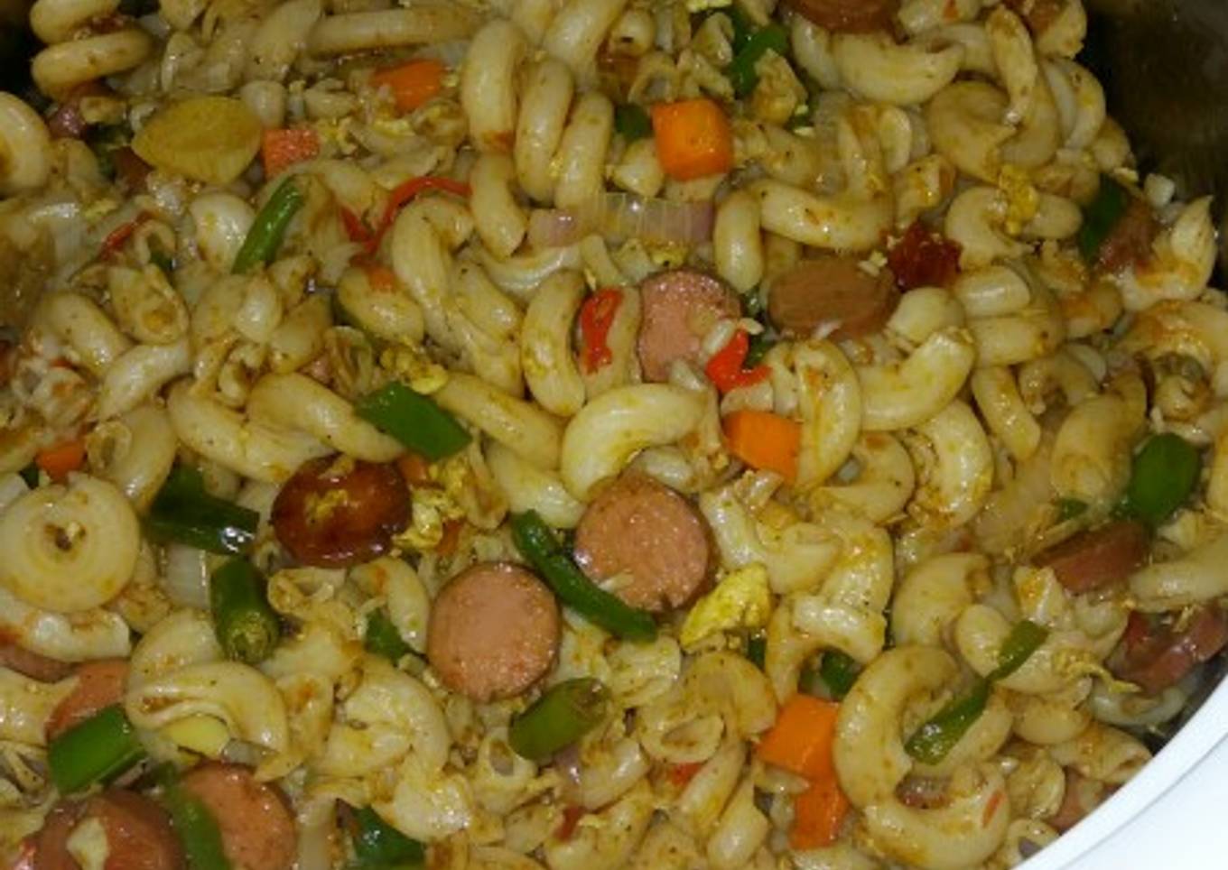 Stir fry pasta