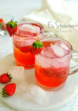 Foto resep Es Strawberry