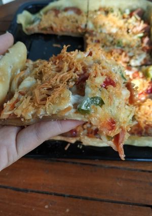 Foto resep Pizza bolognaise...