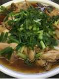 Steamed chicken with dried shiitake mushroom